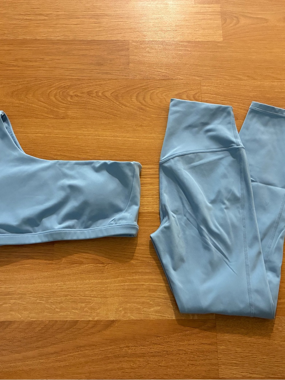 ACTA Light Blue Athletic Set - Crop Top & Leggings